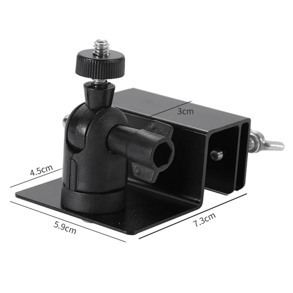 1 Pcs Roof Gutter Special Bracket Solar Panel Bracket Weatherproof Gutter Mount Bracket With Screw For Security Cameras Qme