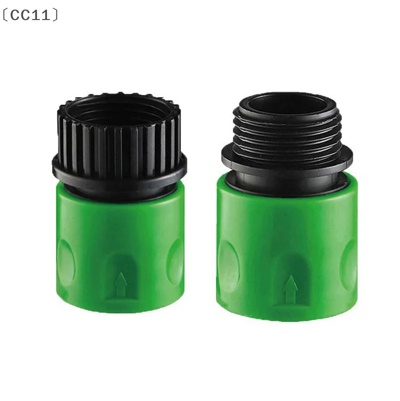 CC115Pcs Garden Hose Quick Connector 3 Internal External Threaded Qme