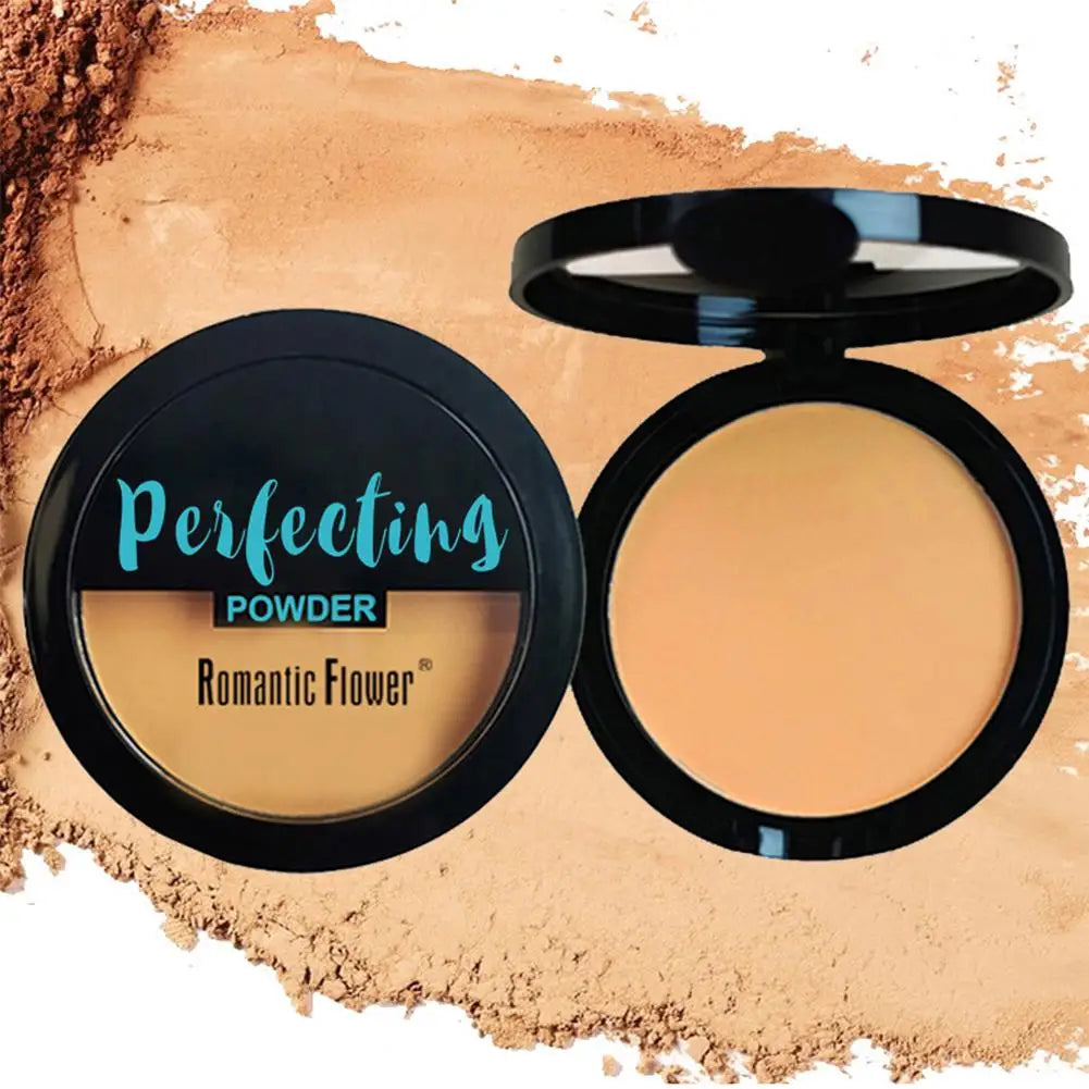 Dark Matte Setting Powder Invisible Matte Poreless Pressed Face Powder Makeup Lightweight Breathable Oil Control Deep Concealer Qme