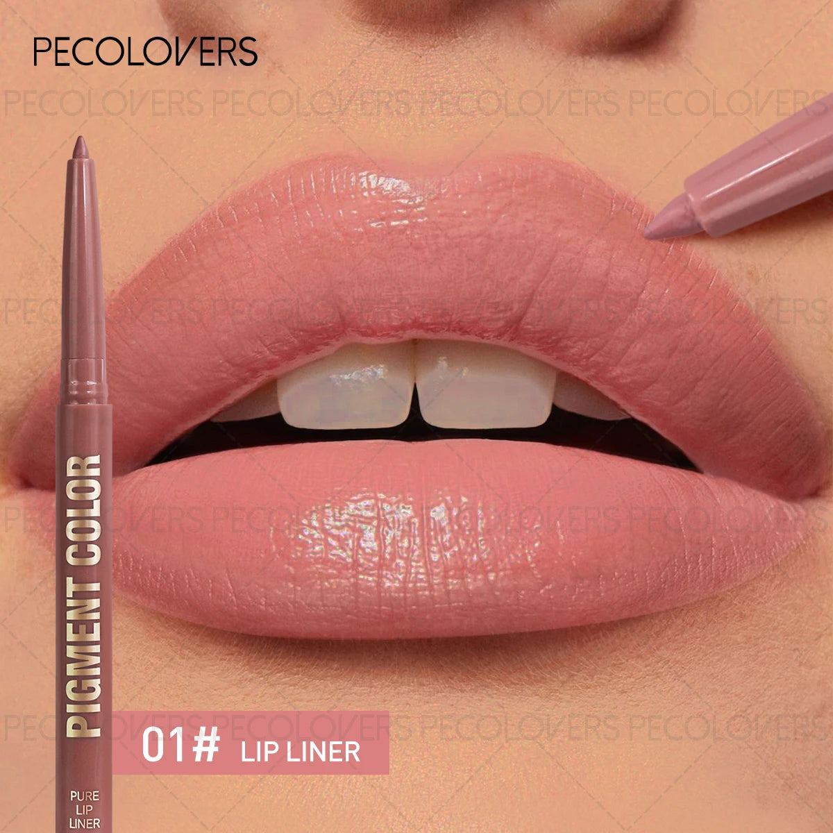 Matte Lip Liner Pen Used As Lipstick Oblique Mouth Design Suitable Qme 01