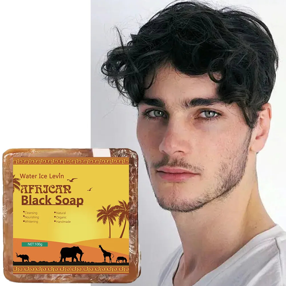 African Black Soap Acne Treatment Deep Cleaning Exfoliate Facial Moisturizing Skin Smoothing Face Soap for Skin Care Qme Default Title