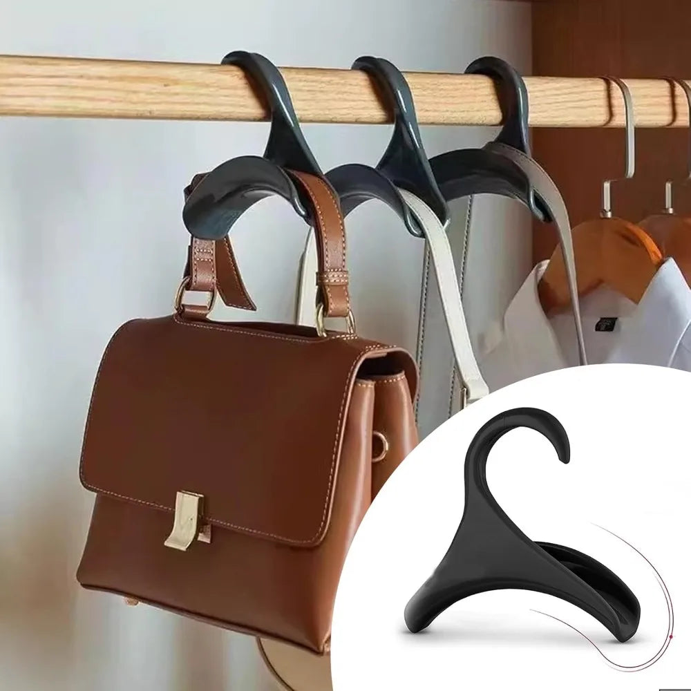 10pcs Wardrobe With Handbag Hooks, Used For Hanging And Storing Bags, Protecting The Shape And Storage Space Of The Bags Qme