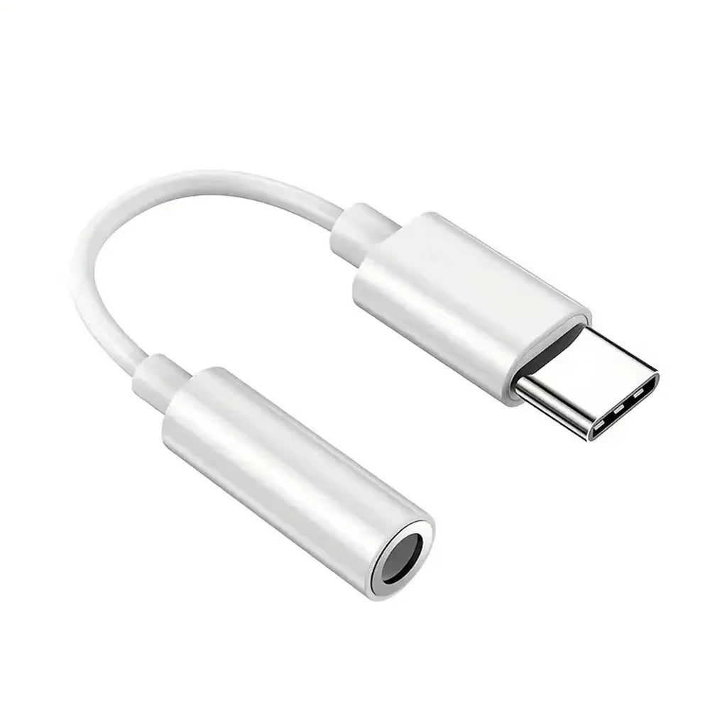 Type C To 3.5mm Aux Adapter Headphone Connector Adapter for Huawei Mate 30 Xiaomi Phone PD To 3.5mm Earphone Jack Audio Cables Qme new white