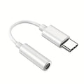 Type C To 3.5mm Aux Adapter Headphone Connector Adapter for Huawei Mate 30 Xiaomi Phone PD To 3.5mm Earphone Jack Audio Cables Qme new white