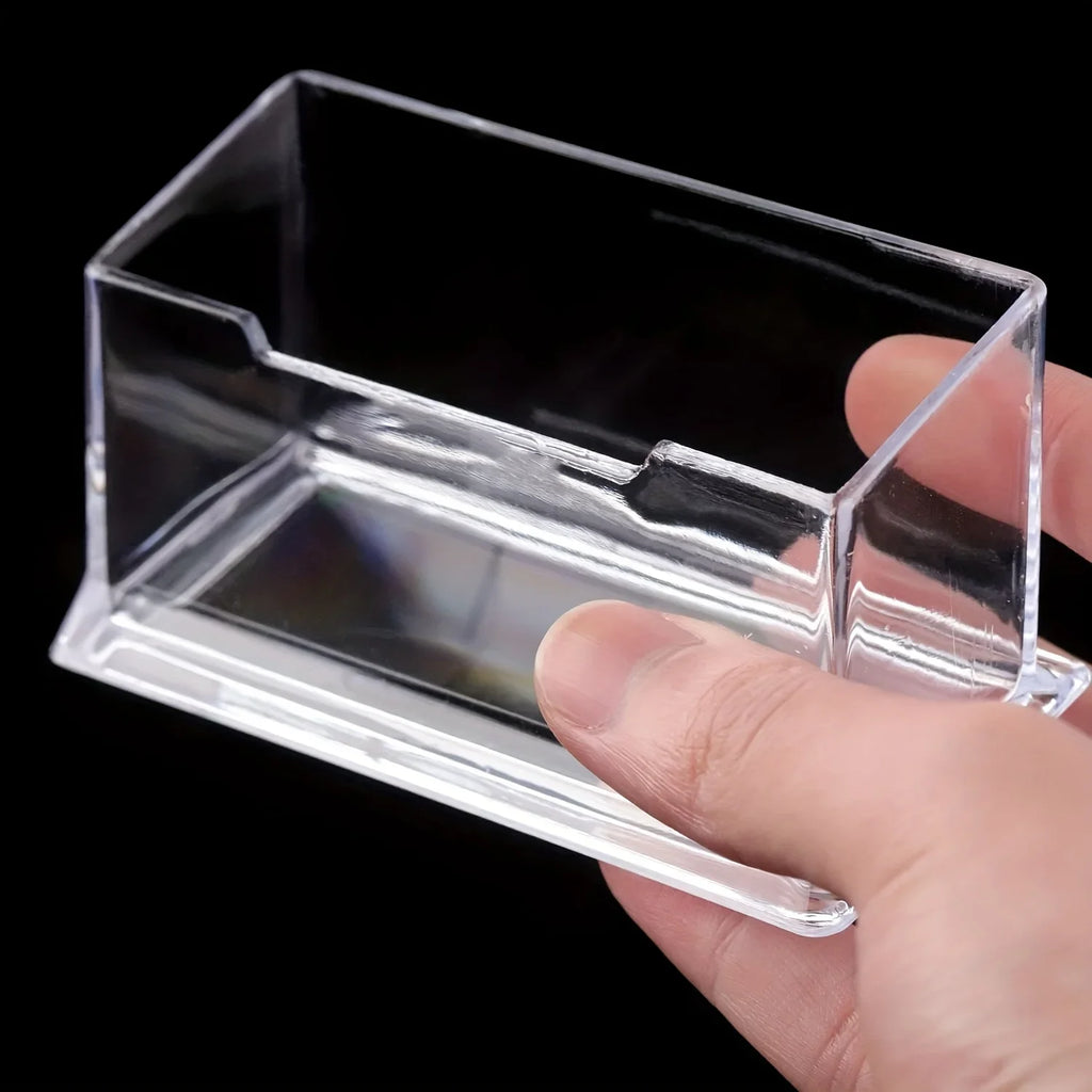 Business Card Holder - A simple and stylish desktop organizer suitable for both home and office use. Qme