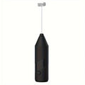 Handheld Electric Egg Beater Foamer Mini Battery Powered Milk Frother Coffee Drink Mixer Milk Foamer Kitchen Tools Qme Black