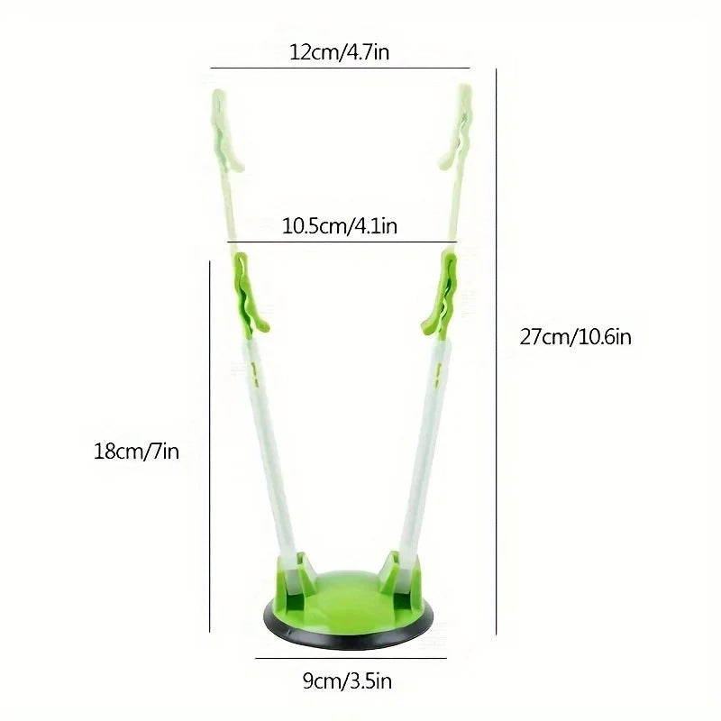 The Ultimate Kitchen Gadget: Plastic Bag Holder, Sandwich Holder, Food Storage Bag Clip, and More! Qme