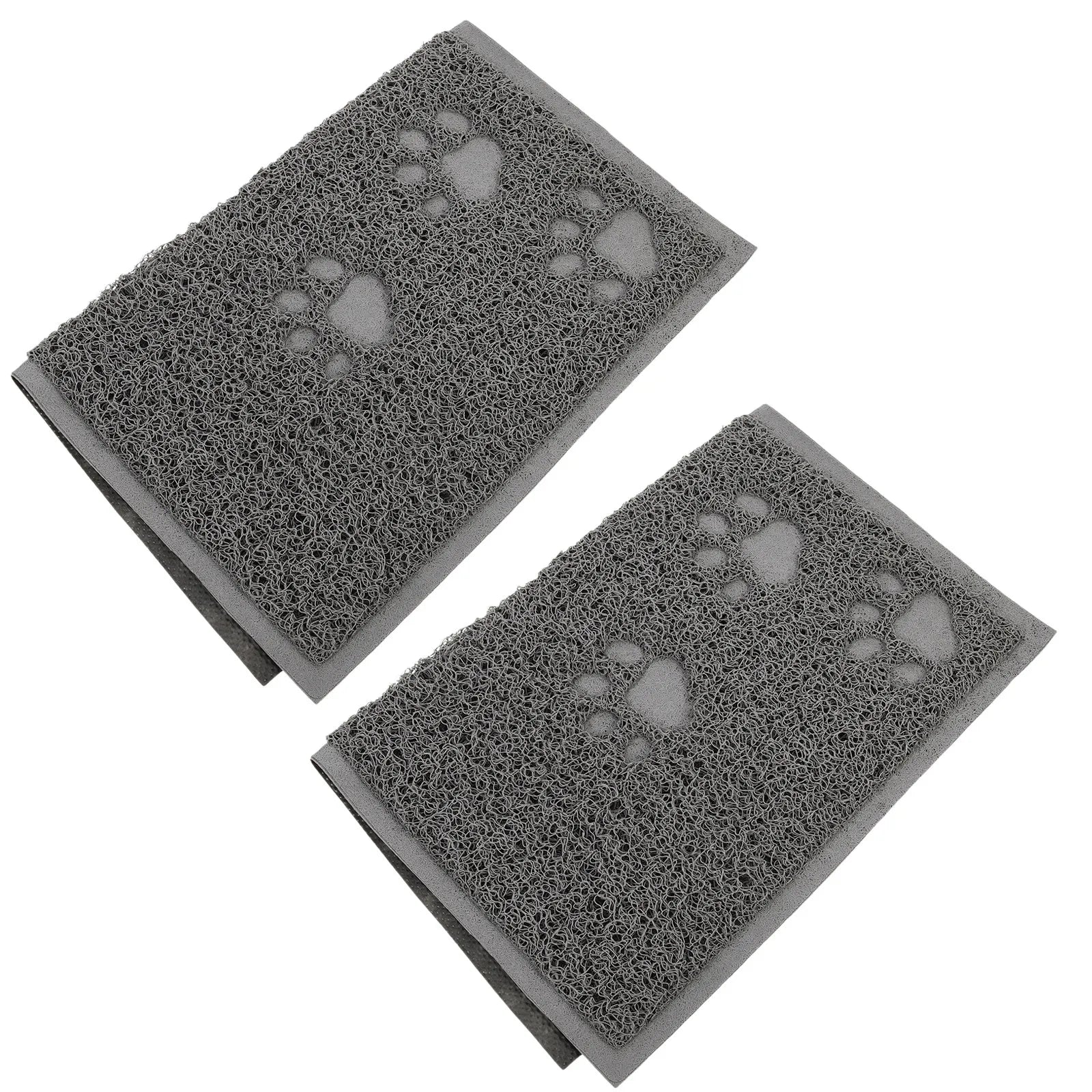 cat litter mat litter box mat PVC pet mat adorable litter box mat non-slip cat litter mat Qme Default Title