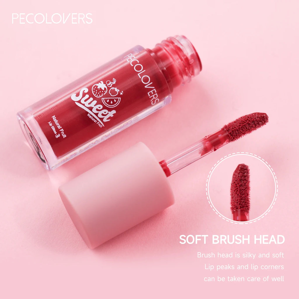 Arious Fruit Flavors Lip Gloss Multi-color Glaze Long-lasting Stain Qme