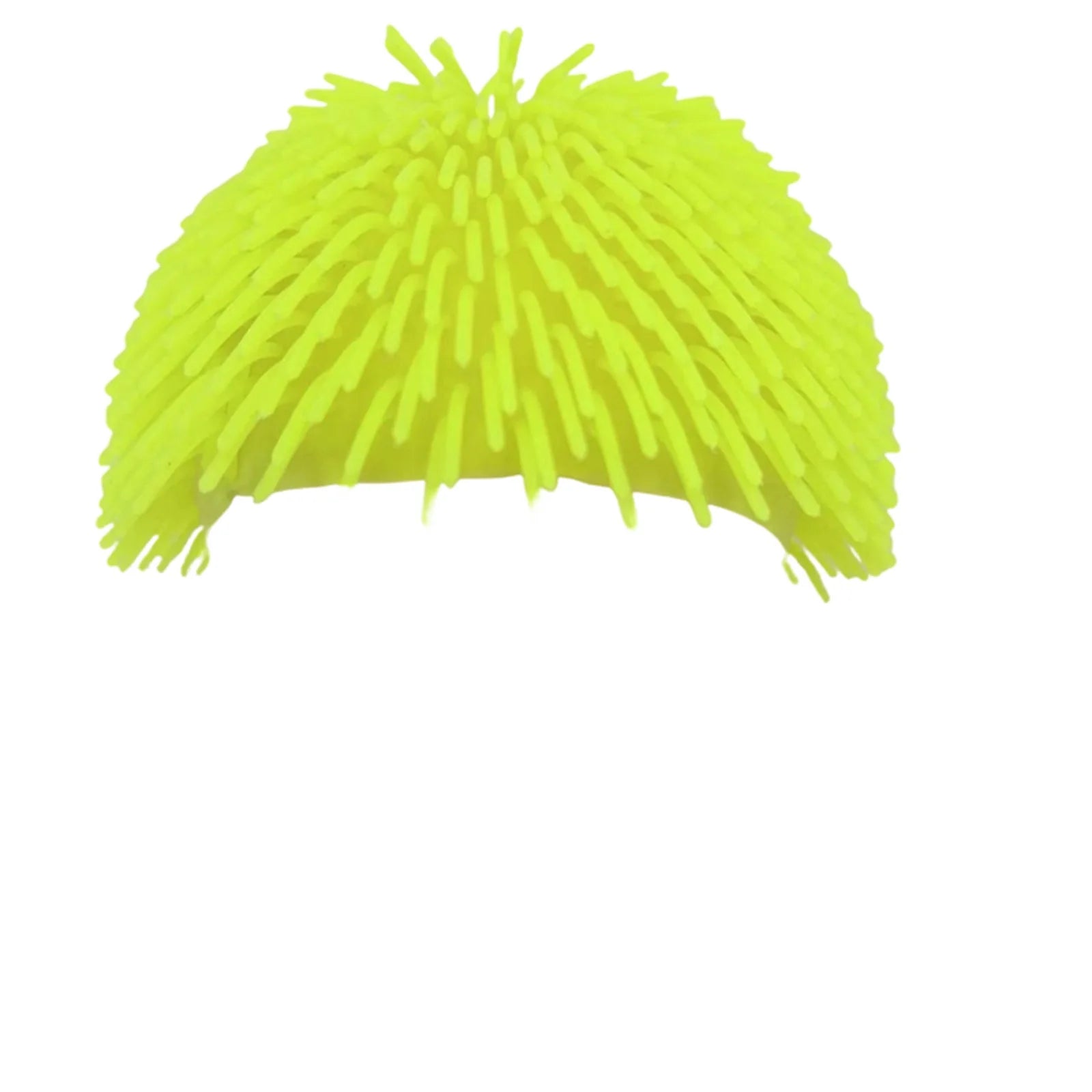 Colorful TPR Soft Rubber Long Hair Headband Famous Party Performance Hair Accessories Parent-child Interactive Game Props Qme Yellow