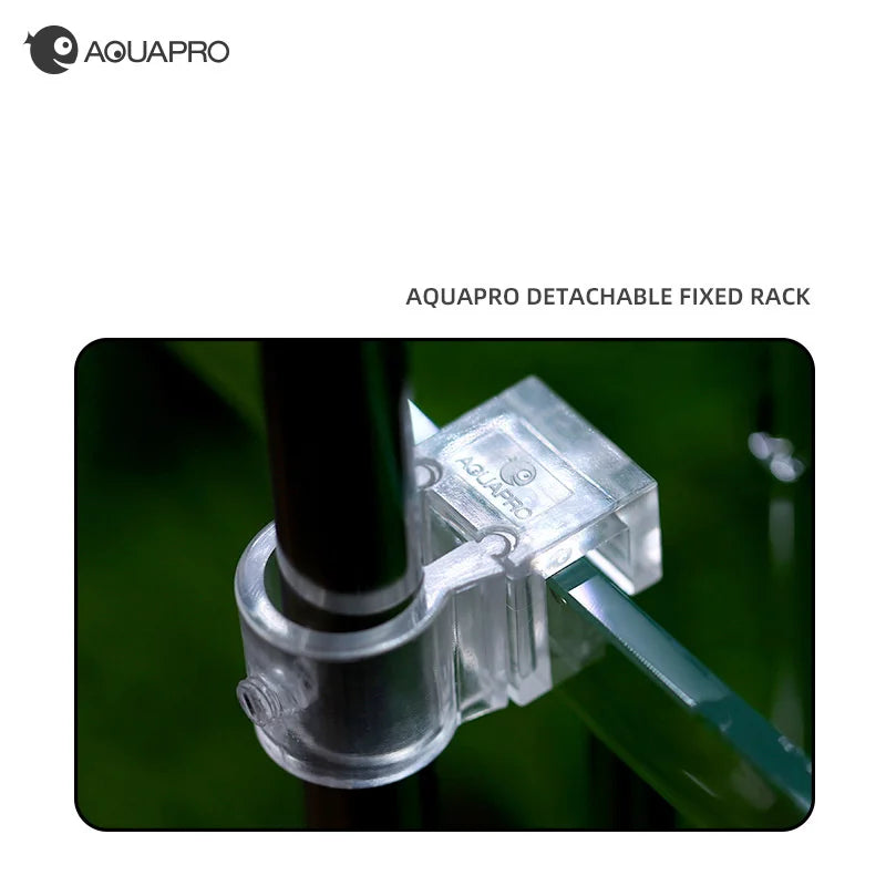 2pcsAquarium Hose Holder Hard PC Material Pipe Clamp Filter Inlet Outlet Clip Fish Tank Splitter Fix Feeder Mounting Accessories Qme