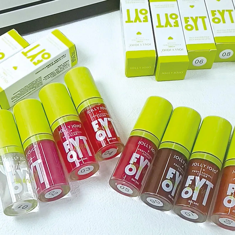 Clear Lip Gloss Crystal Jelly Lasting Moisturizing Lip Oil No Sticky Sexy Gloss Korean Fashion Liquid Lipstick Makeups Lip Care Qme
