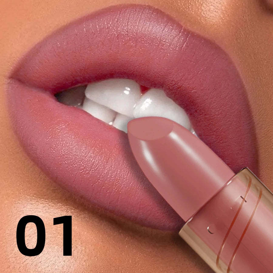 14-color Matte Lipstick Red Lip Stick Waterproof Sexy Korean Makeup Qme 01