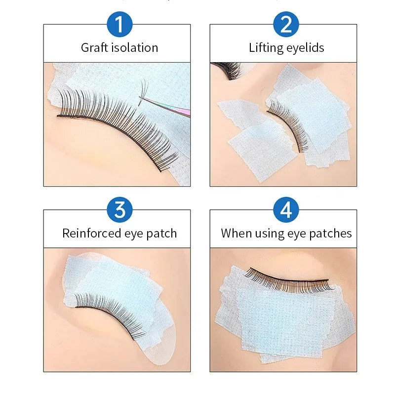 Silicone Gel Tape Lash Extensions Sensitive Skin Multi Use Non-woven Qme