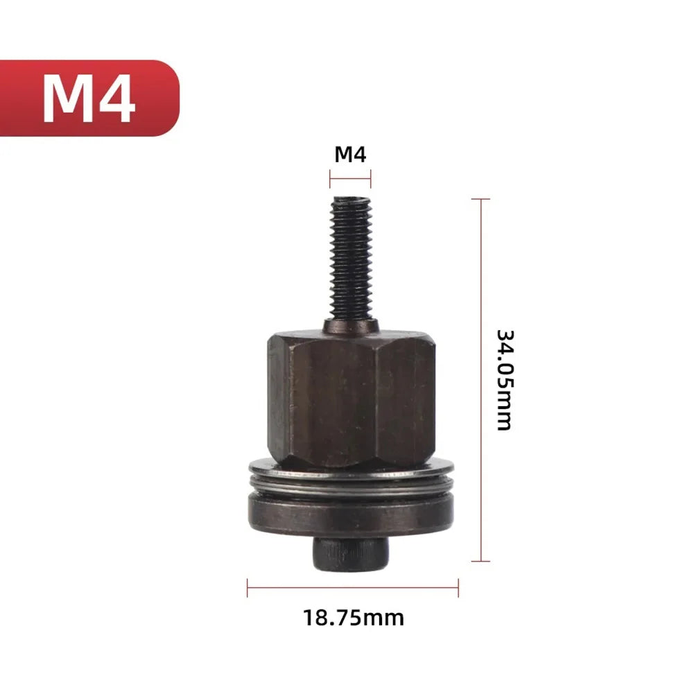 1pc Hand Rivet Nut Head Hand Rivet Nut Manual Riveter Tools Accessory For Nuts M3-M10 Installation Rivet Nut Tools Qme M 4