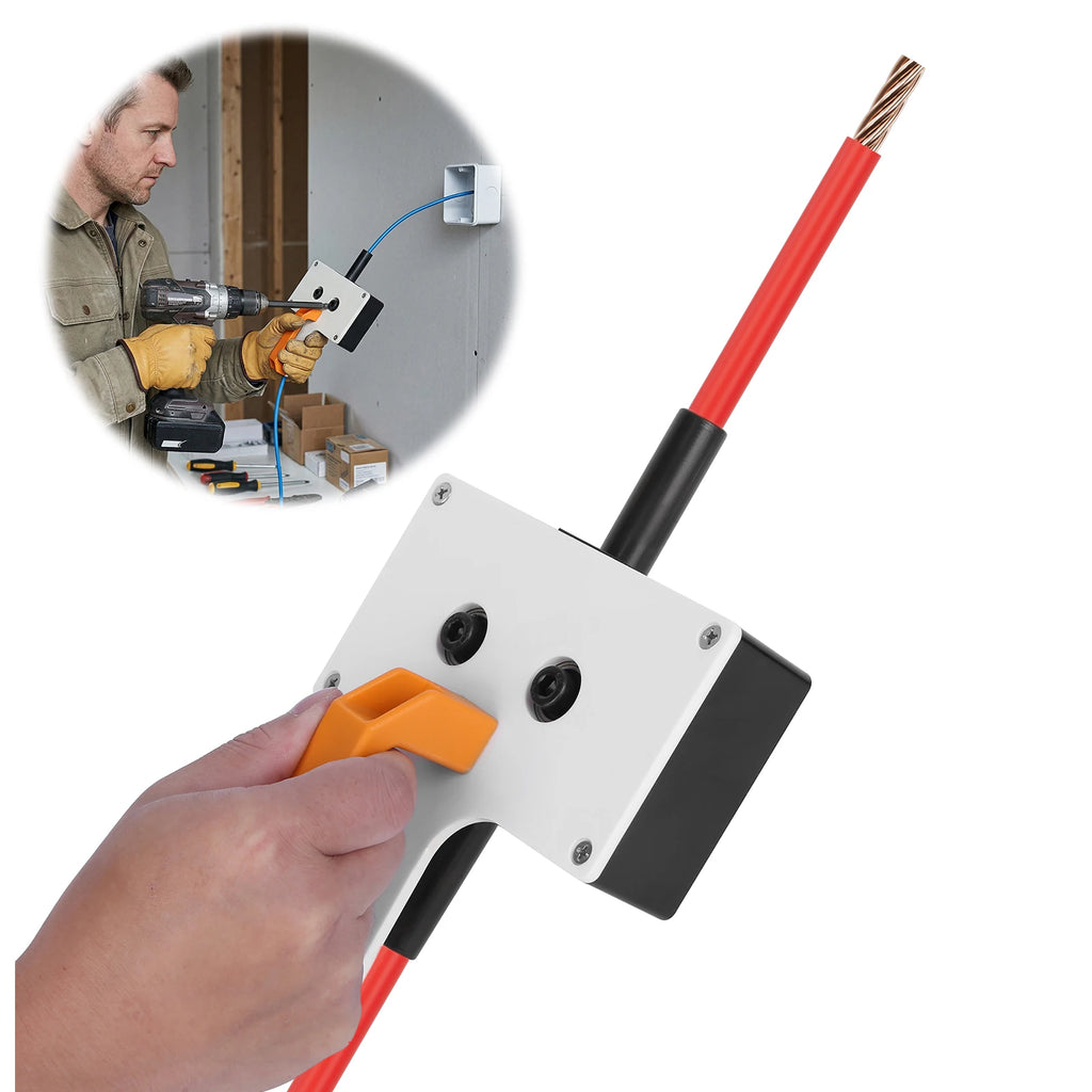 Wire Puller for Conduit Wiring Wire Fishing Tools 0.3inch Max Cables Cable Puller for Residential Commercial Industrial Use Qme