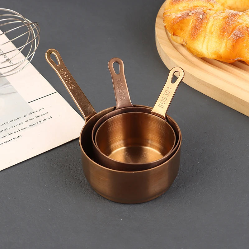 Stainless Steel Heat-resistant Stockpots Long Handle Mini Sauce Pan Qme