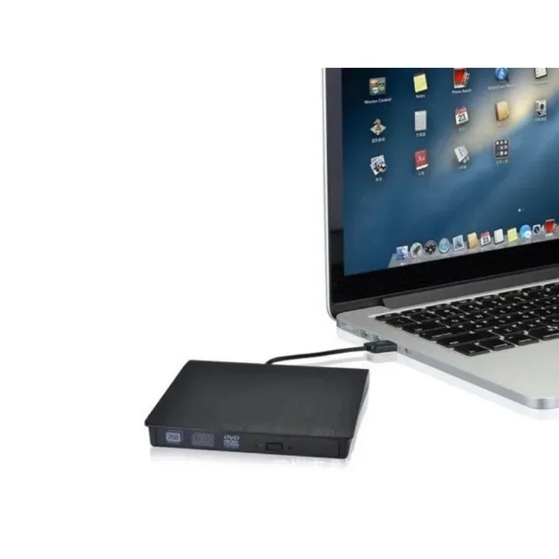 External USB 3.0 High Speed DL DVD RW Burner CD Slim Portable Optical Drive for Asus Samsung Acer Dell Laptop HP Qme