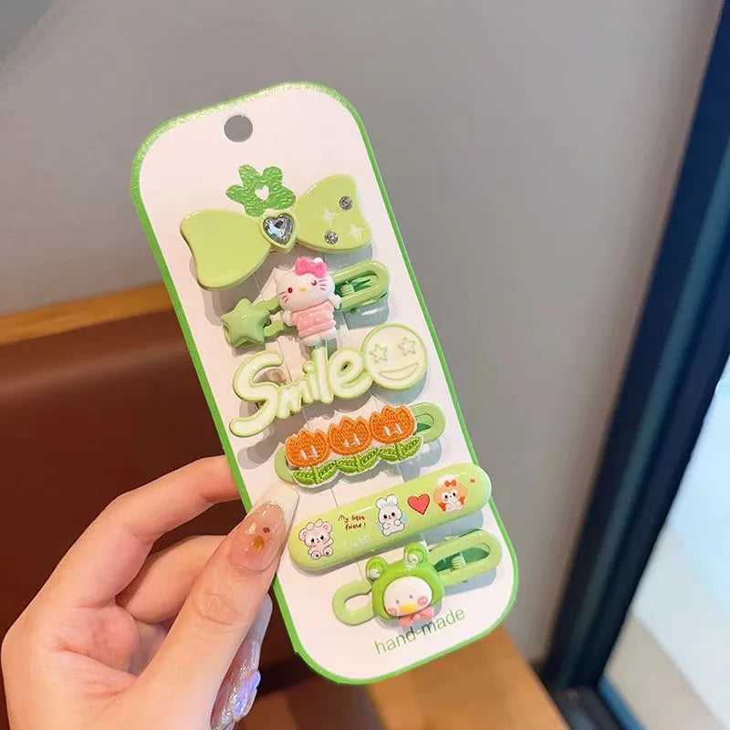 Colorful Stray-hair Duckbill Clip Kuroomi Student Cartoon Hair Girls