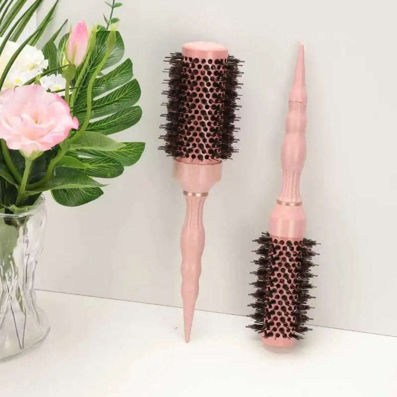 Curl Defining Barrel Salon Home Styling Gute Boar Nylon Roller Brush Qme