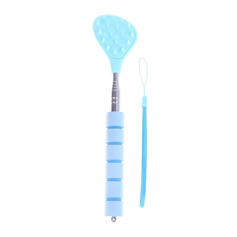 Extendable Cactus Back Scratcher Portable Point Massage Stick Men Qme Blue