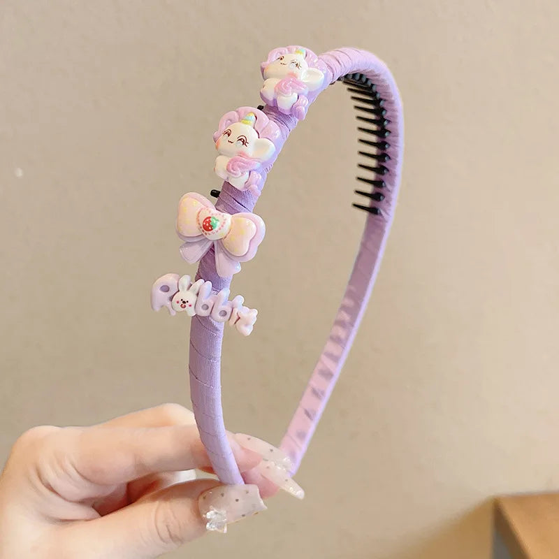 Hello Kitty Kuromi Cartoon Hair Accessories Student Headbands Qme 3