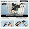 Universal Waterproof Phone Pouch Transparent Window Full Touch Qme black