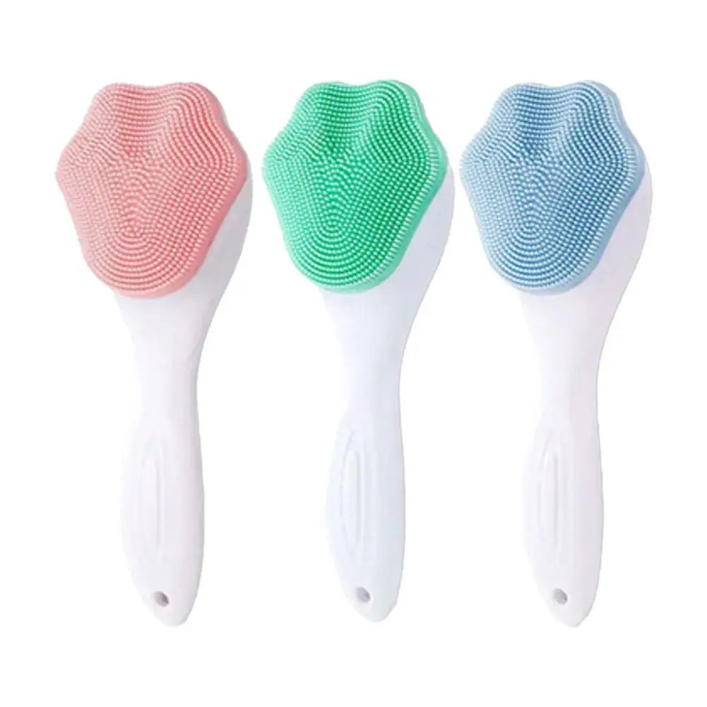 Silicone Face Scrubber Exfoliator Brush Facial Cleansing Blackhead Qme