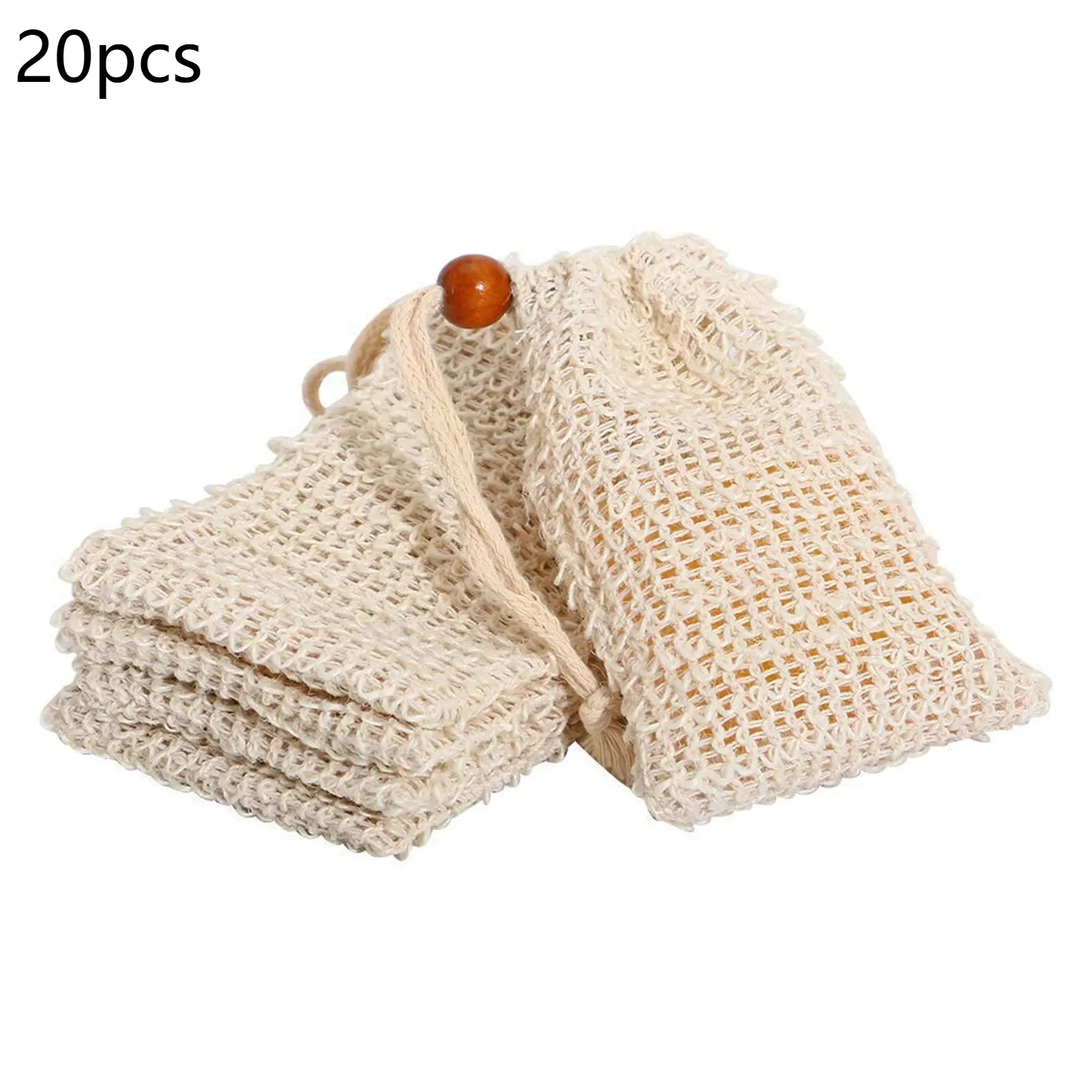Soap Foaming Net Mesh Bags Bath Washing Tools Body Cleaning Bubble Helper Mesh Deep Cleaning Home Bathroom Supplies Qme 20pcs