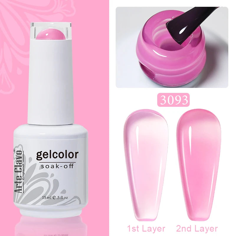 Arte Clavo Macaron Spring Series Gel Nail Polish Pigment Semi