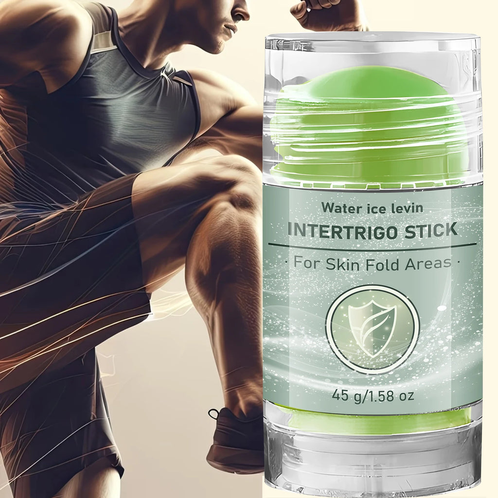 Portable Intertrigo Body Care Stick, Hyaluronic Acid Infused Moisturizing Firming Skin Fold Treatment Qme