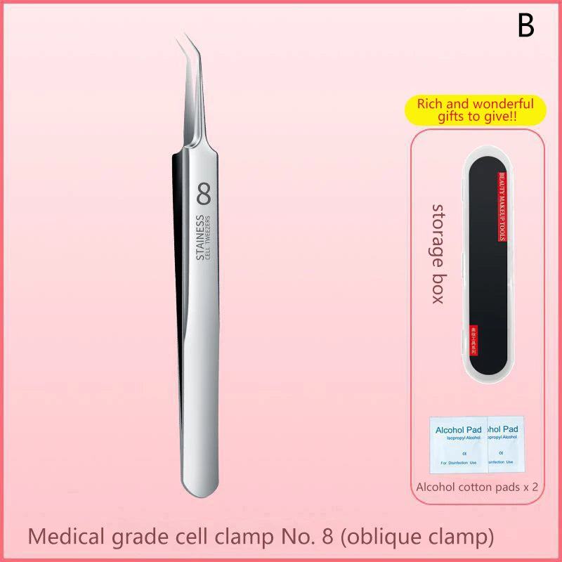 Skin Care Tool Tweezers Beauty Salon Remover Acne Needleultra-fine Qme B