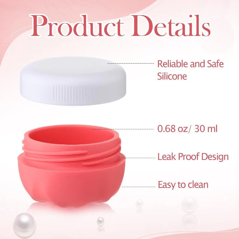 Portable Leak-proof Cosmetics Lotion Packaging Cans Silicone Cream Qme