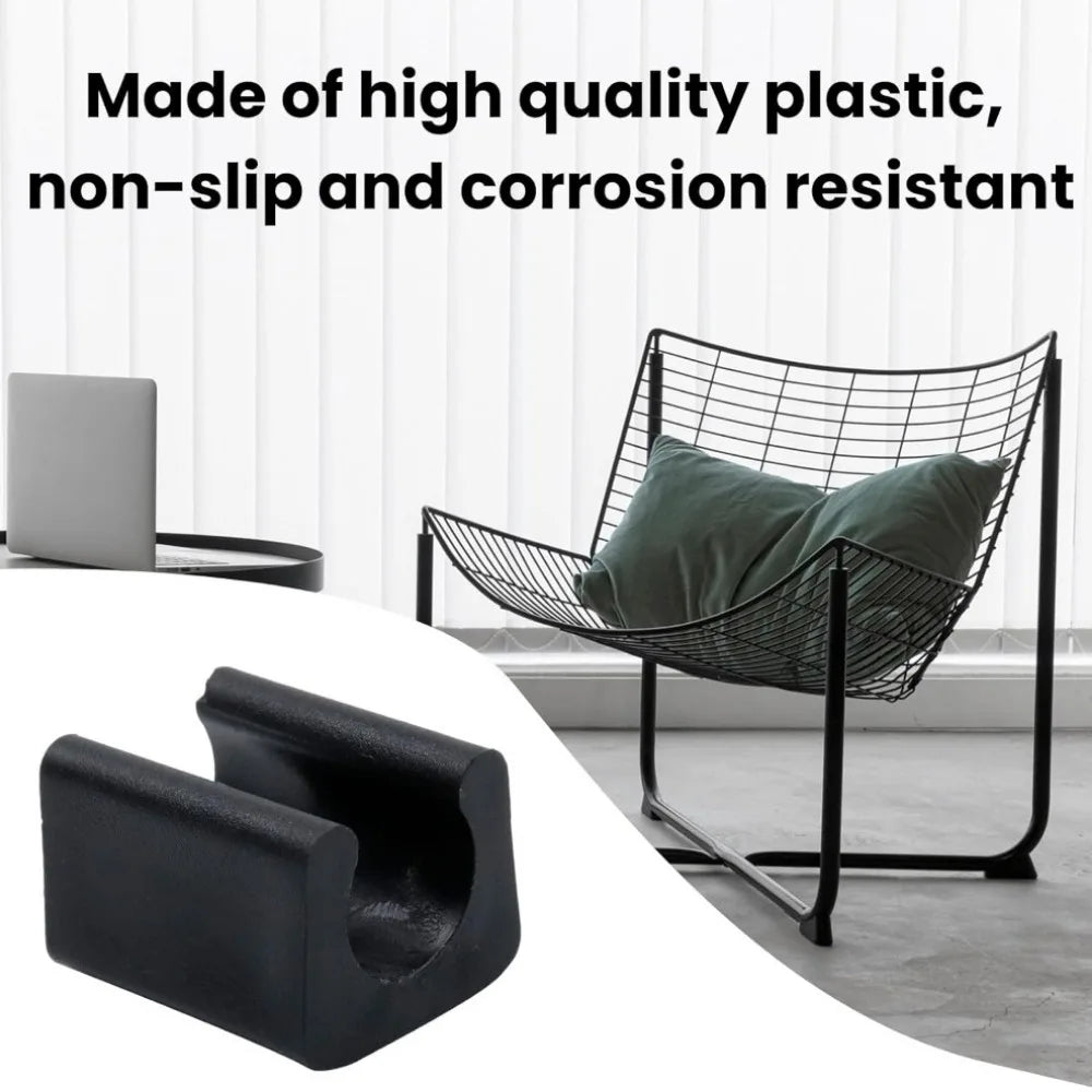 10/24PCS Plastic Opening U-shaped Foot Pad Cushion Table and Chair Furniture Anti Slip and Wear-resistant Foot Protection Cover Qme