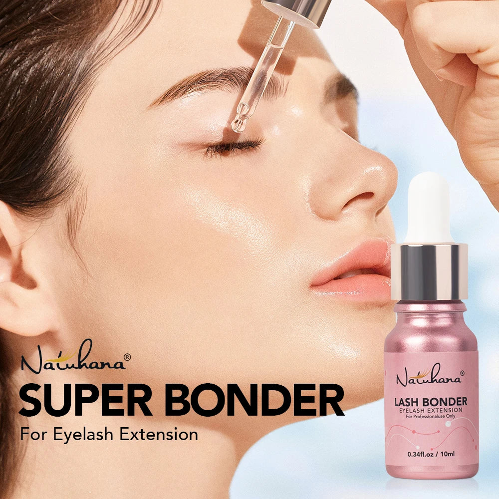 NATUHANA Bonder Eyelash Extensions Quick Drying Lash Adhesive Sealer Qme