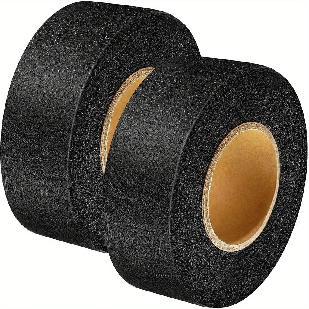 1 Rolls Fabric Fusing Tape Adhesive Hem Tape Iron On Tape Each 1.5cm(White/Black, 70 Yards) Qme 1pc 10mm