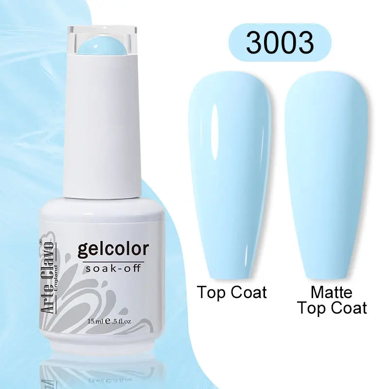 Arte Clavo Gel Nail Polish Spring 140 Colors Summer Decoration Semi Qme 3003