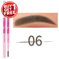 6 Colors Ultra-fine Double Headed Eyebrow Pencil Waterproof Qme 06