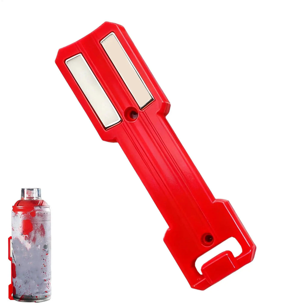 NEW 1PC Magnetic Spray Can Holder Bottle Organizer Wall Mount Spray Paint Rack For Garage Tool Case Workplace Workshop Basement Qme