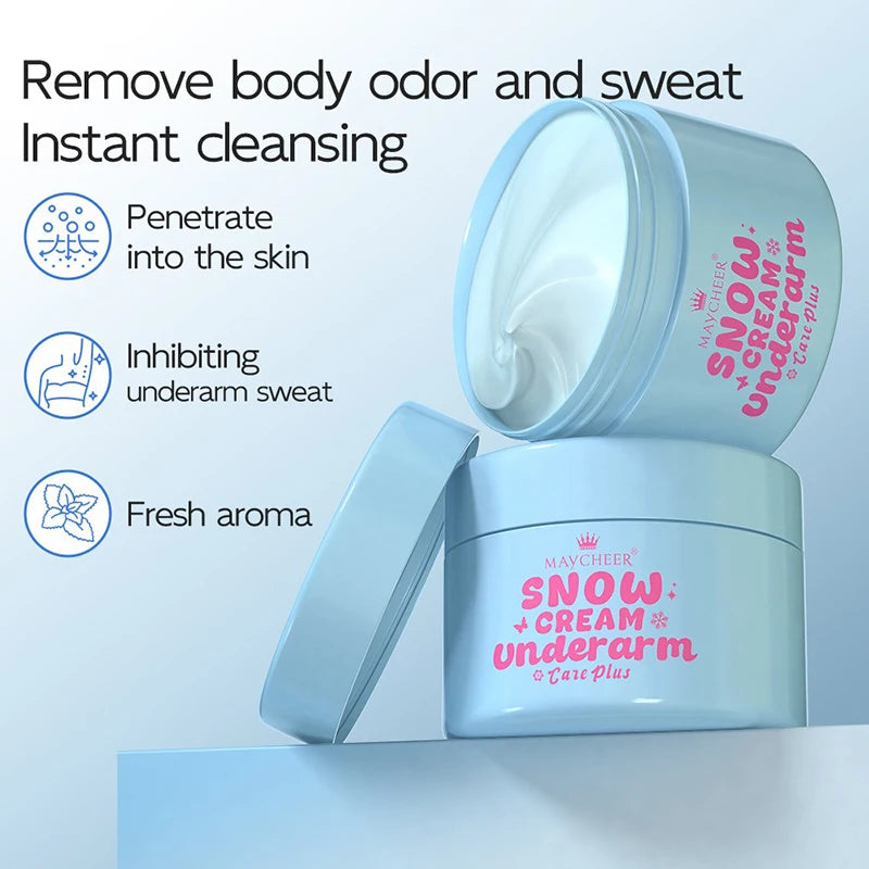 4-in-1 Underarm Care Cream 24h Long Lasting Antiperspirant Refreshing Qme