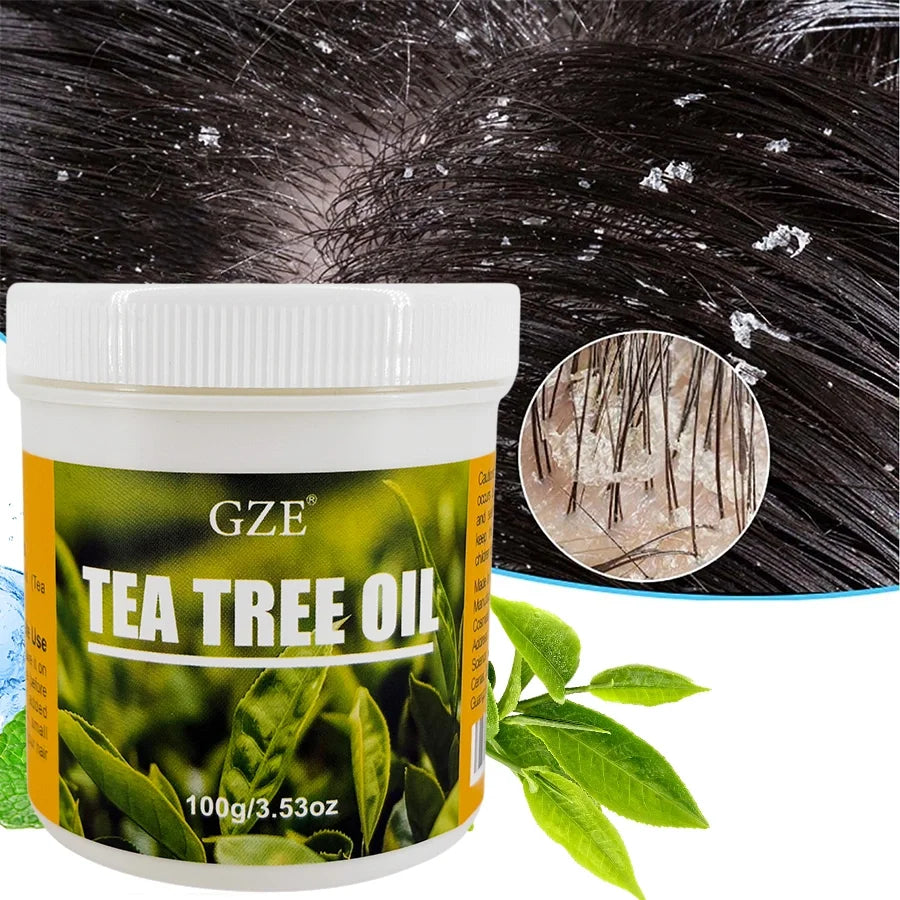GZE Tea Tree Oil Hair Oil Remove loose dandruff flakes Qme