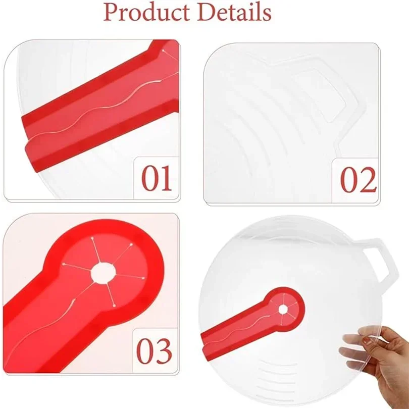 Beat Eggs Mixer Cover Silicone Anti Splash Cover Mixer Splatter Guard Bowl Surround Stirring Splash Cover Kitchen Accessory Qme