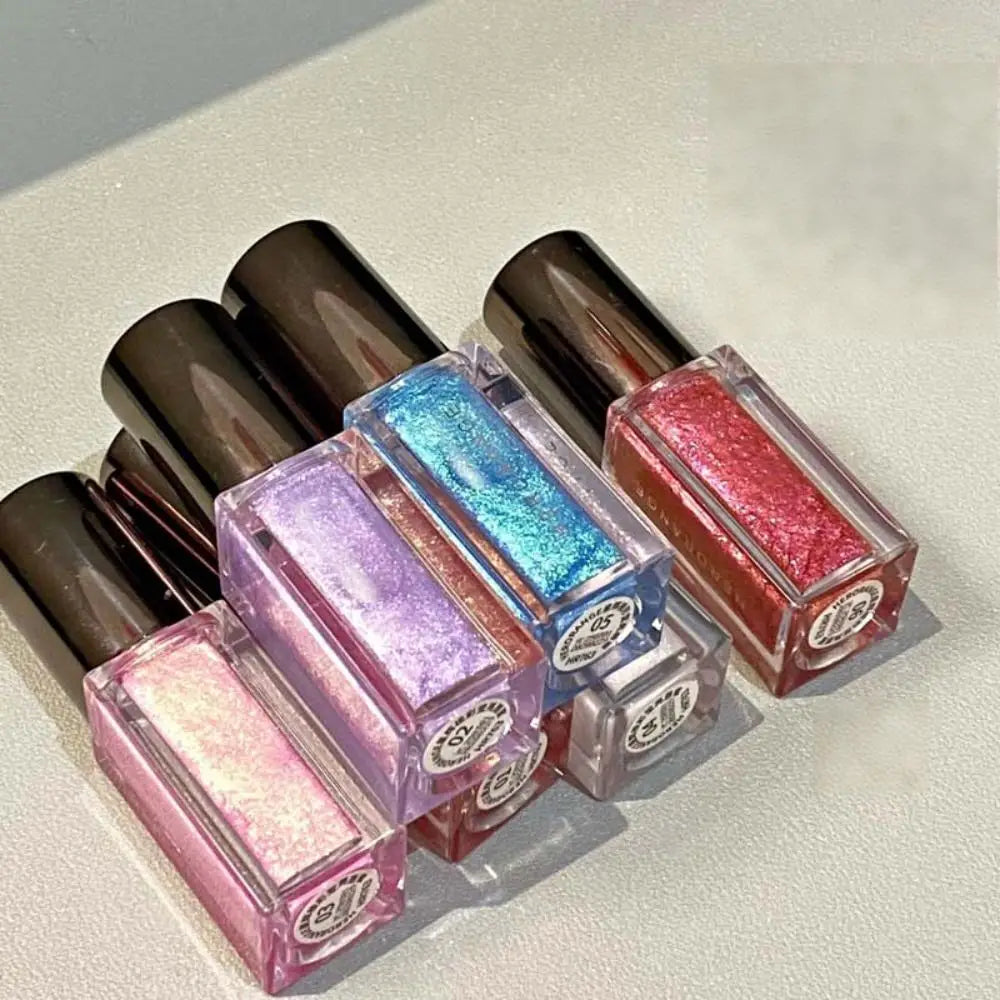 HERORANGE Glittering Mirror Lip Glaze Watery Shimmering Light Gloss Qme