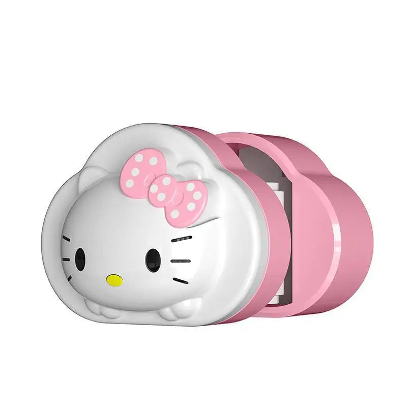 Hello Kitty No-Drill Mop Holder Sturdy, Scratch-Free Mop Holder Broom Holder with Clip and Hook Bathroom Wall-Mounted Holder Qme 2