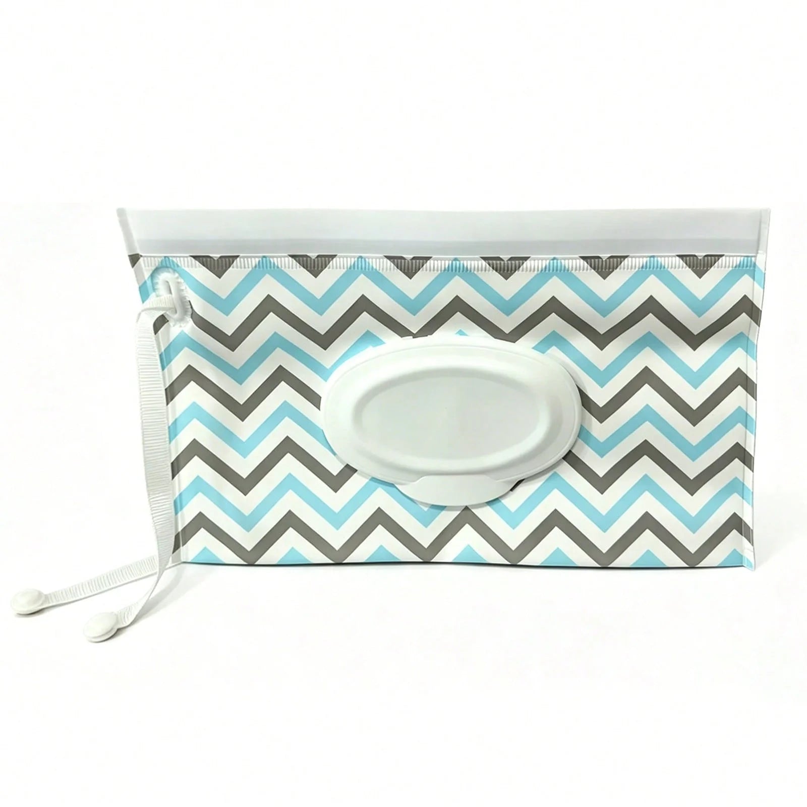 Tissue Holder Reusable Carry Wet Wipe Pouch Storage Case Outdoor Qme blue M