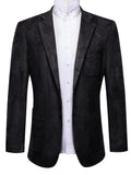 Vintage Mens Suede Blazer Jacket Casual Business Single Breasted Suit Qme DPT-XX-0001 L