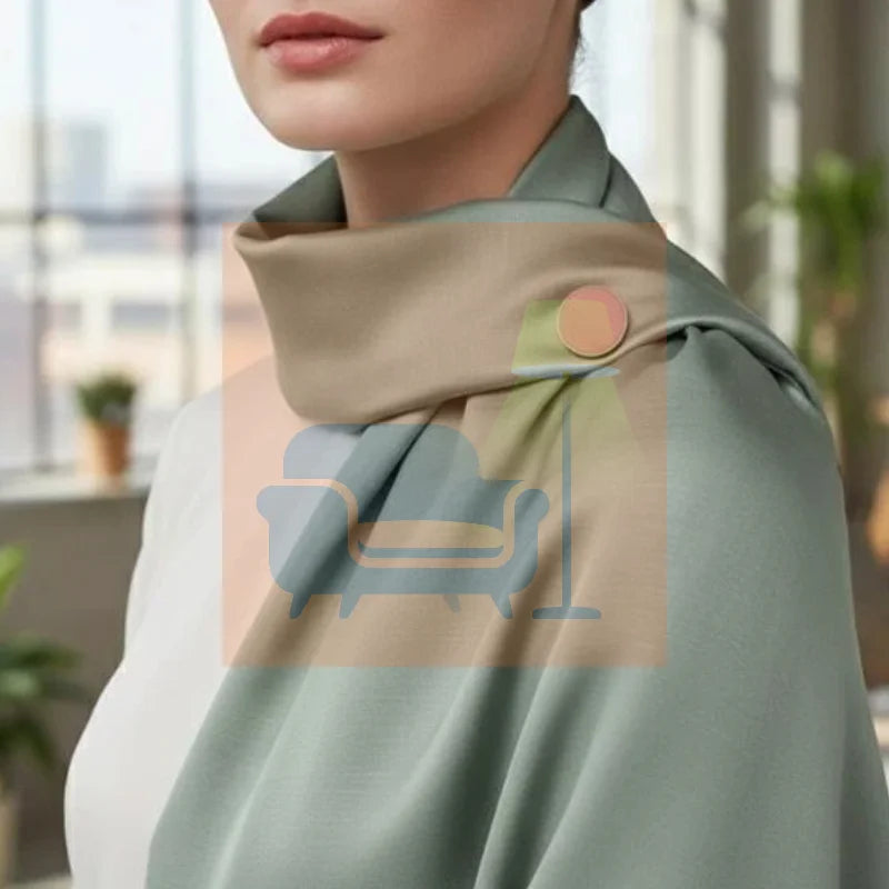 Adjustable No-Sew Clothes Clips | Seamless Button Clasps to Resize Dresses & Secure Scarves Instantly Qme