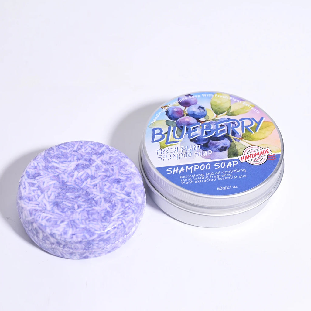 Cherry Shampoo Bar Natural Silicone-free Plant-based Hair Soap Oil Qme