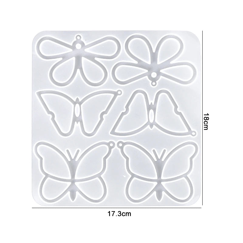 Earring Resin Silicone Molds Pendant Molds Epoxy Resin Molds DIY Craft for DIY Women Earrings, Pendants, Rings, Jewelry Making Qme 30