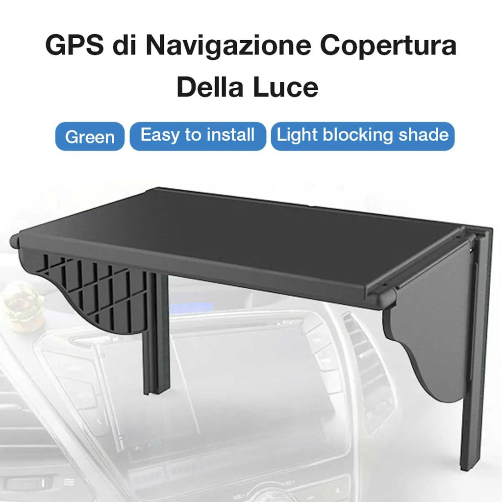 GPS Navigator Sun Shade Navigation Visor Sunshade Car Glare Vision Qme Default Title